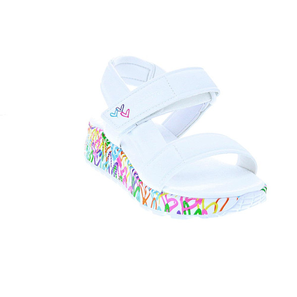 Sandalias Skechers zapatos Niña modelo Uno Lite Sandal Blanco 