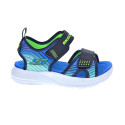 Sandalias Skechers zapatos Niño modelo Microspec Splash Azul 