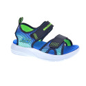 Sandalias Skechers zapatos Niño modelo Microspec Splash Azul 