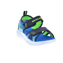 Sandalias Skechers zapatos Niño modelo Microspec Splash Azul 