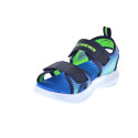 Sandalias Skechers zapatos Niño modelo Microspec Splash Azul 