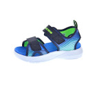 Sandalias Skechers zapatos Niño modelo Microspec Splash Azul 