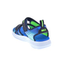 Sandalias Skechers zapatos Niño modelo Microspec Splash Azul 