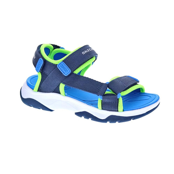 Sandalias Skechers zapatos Niño modelo Tread Seeker Azul 