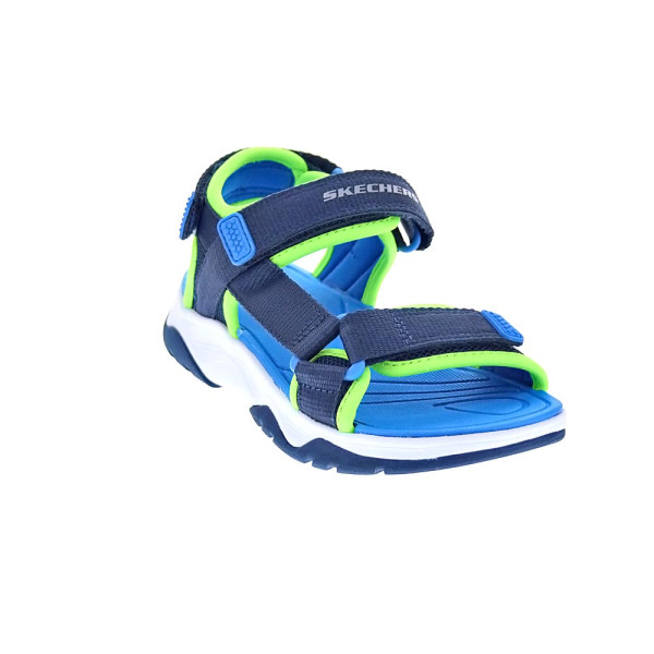 Sandalias Skechers zapatos Niño modelo Tread Seeker Azul 
