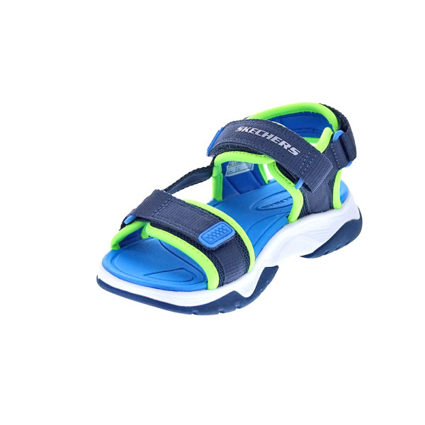 Sandalias Skechers zapatos Niño modelo Tread Seeker Azul 
