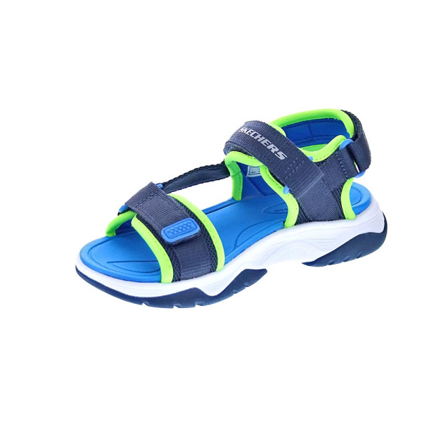Sandalias Skechers zapatos Niño modelo Tread Seeker Azul 