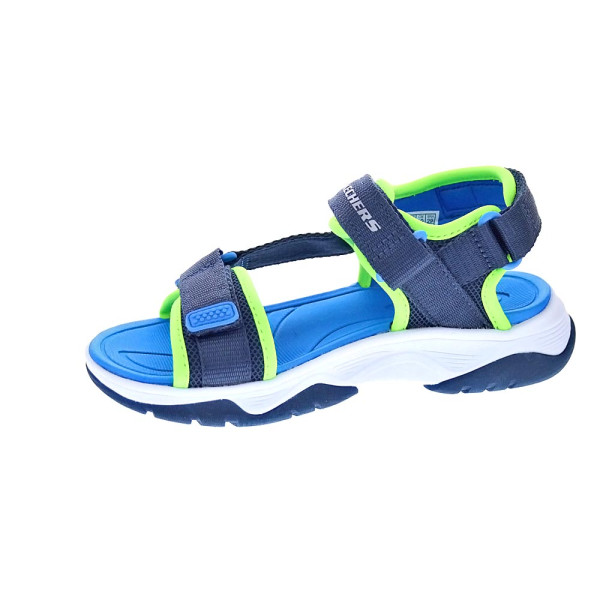 Sandalias Skechers zapatos Niño modelo Tread Seeker Azul 
