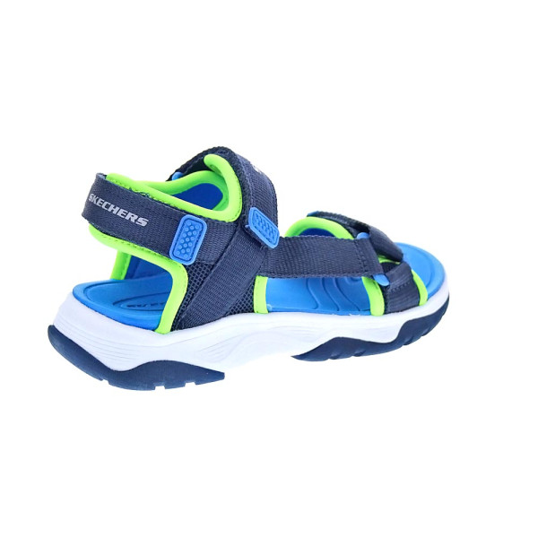 Sandalias Skechers zapatos Niño modelo Tread Seeker Azul 