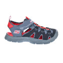 Sandalias Skechers zapatos Niño modelo Relix Negro 