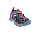 Sandalias Skechers zapatos Niño modelo Relix Negro 