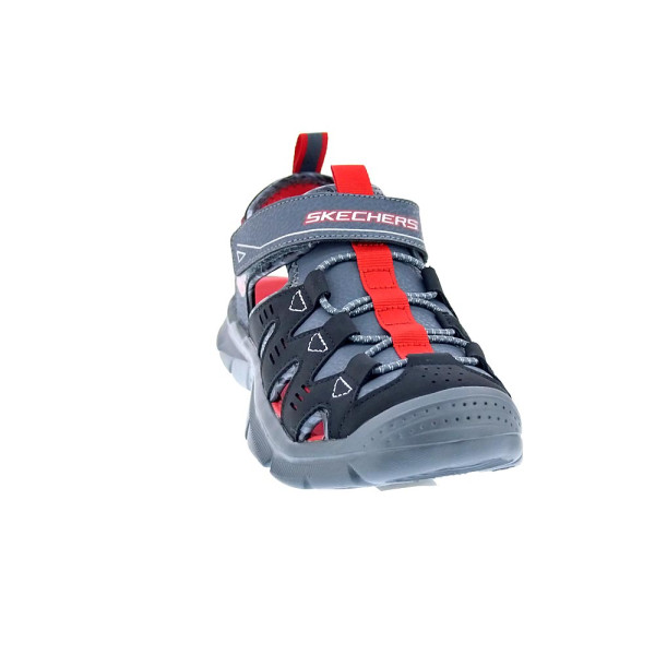 Sandalias Skechers zapatos Niño modelo Relix Negro 