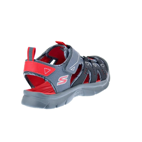Sandalias Skechers zapatos Niño modelo Relix Negro 