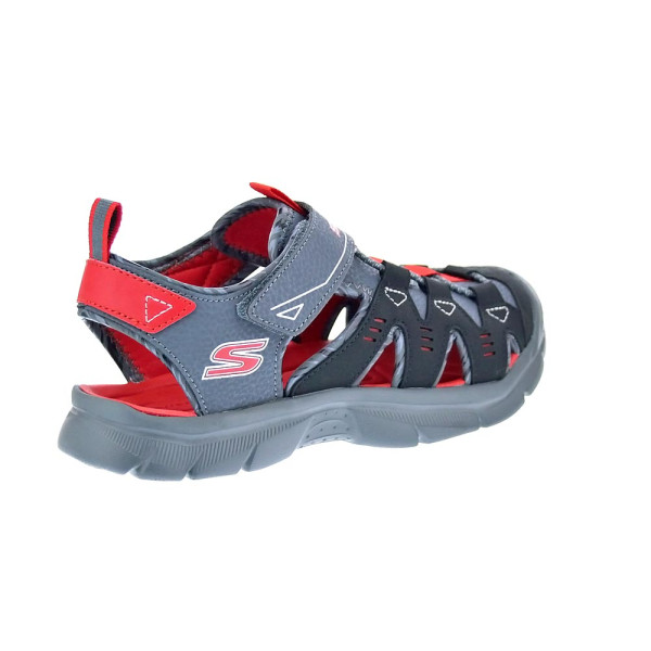 Sandalias Skechers zapatos Niño modelo Relix Negro 