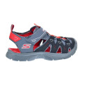 Sandalias Skechers zapatos Niño modelo Relix Negro 