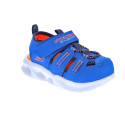 Sandalias Skechers zapatos Niño modelo Sola Glow Azul 