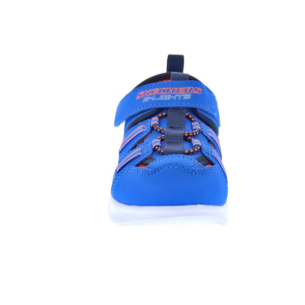 Sandalias Skechers zapatos Niño modelo Sola Glow Azul 