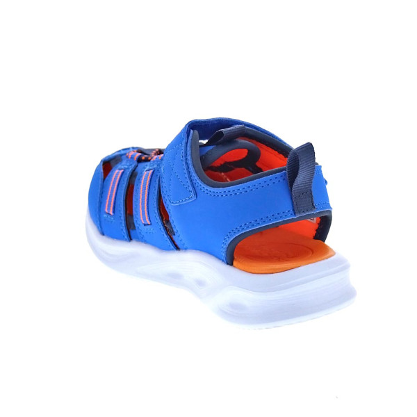 Sandalias Skechers zapatos Niño modelo Sola Glow Azul 