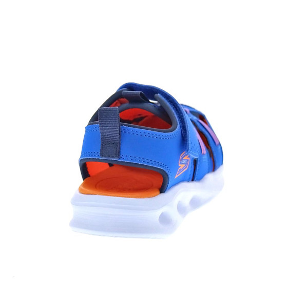 Sandalias Skechers zapatos Niño modelo Sola Glow Azul 