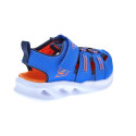 Sandalias Skechers zapatos Niño modelo Sola Glow Azul 