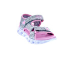 Sandalias Skechers zapatos Niña modelo Heart Lights Plata 