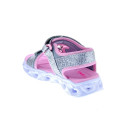 Sandalias Skechers zapatos Niña modelo Heart Lights Plata 
