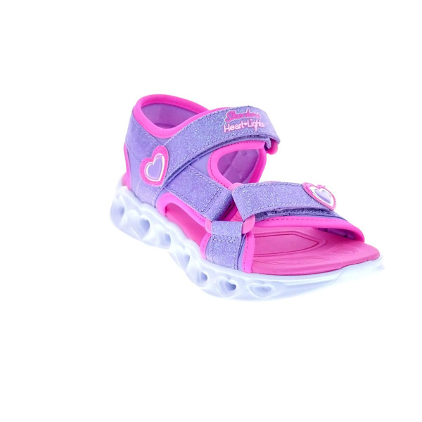 Sandalias Skechers zapatos Niña modelo Heart Lights Violeta 