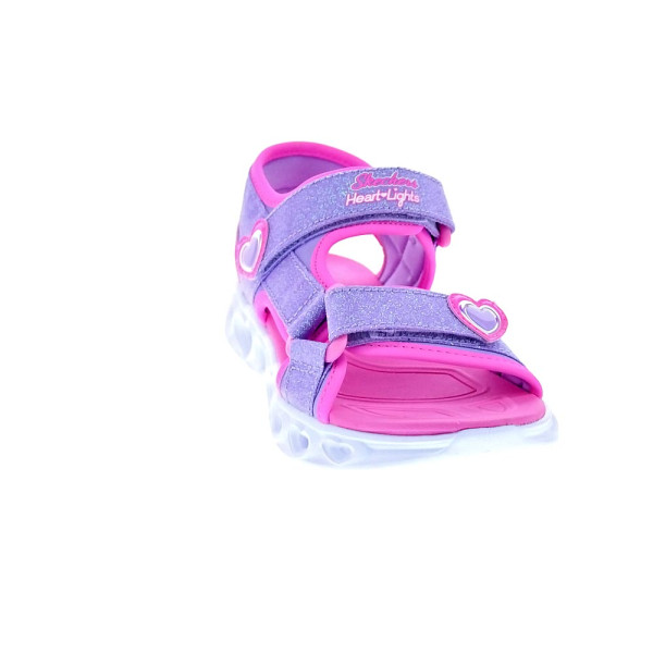 Sandalias Skechers zapatos Niña modelo Heart Lights Violeta 