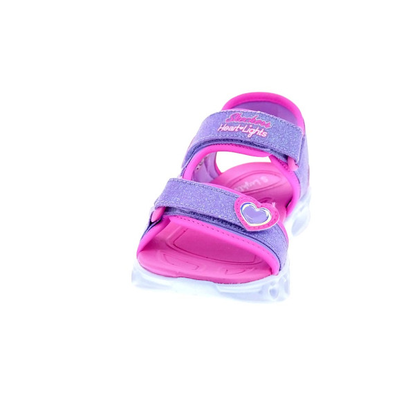 Sandalias Skechers zapatos Niña modelo Heart Lights Violeta 