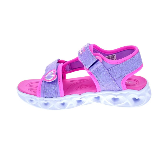 Sandalias Skechers zapatos Niña modelo Heart Lights Violeta 