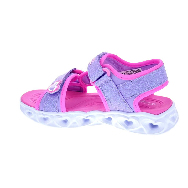 Sandalias Skechers zapatos Niña modelo Heart Lights Violeta 