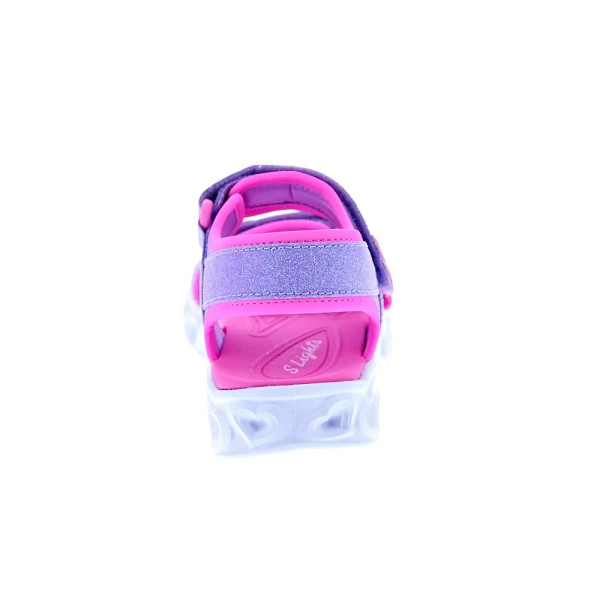 Sandalias Skechers zapatos Niña modelo Heart Lights Violeta 