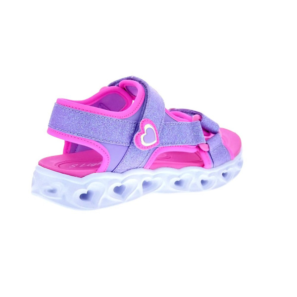 Sandalias Skechers zapatos Niña modelo Heart Lights Violeta 