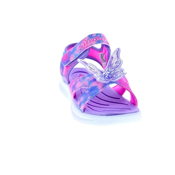 Sandalias Skechers zapatos Niña modelo Jumpsters Violeta 