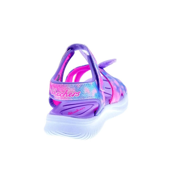 Sandalias Skechers zapatos Niña modelo Jumpsters Violeta 