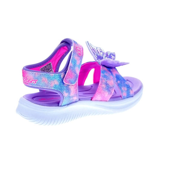 Sandalias Skechers zapatos Niña modelo Jumpsters Violeta 