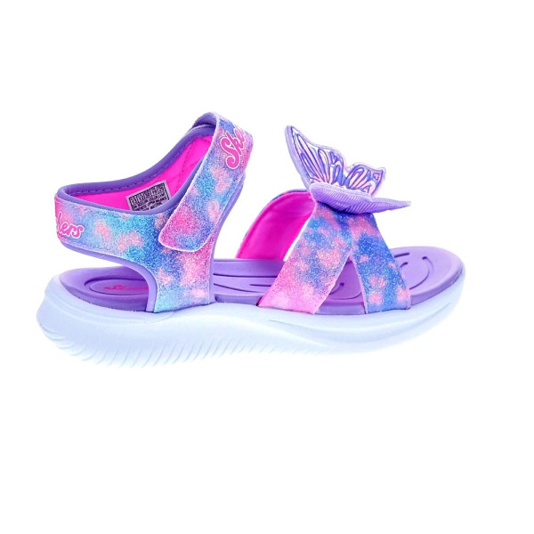 Sandalias Skechers zapatos Niña modelo Jumpsters Violeta 