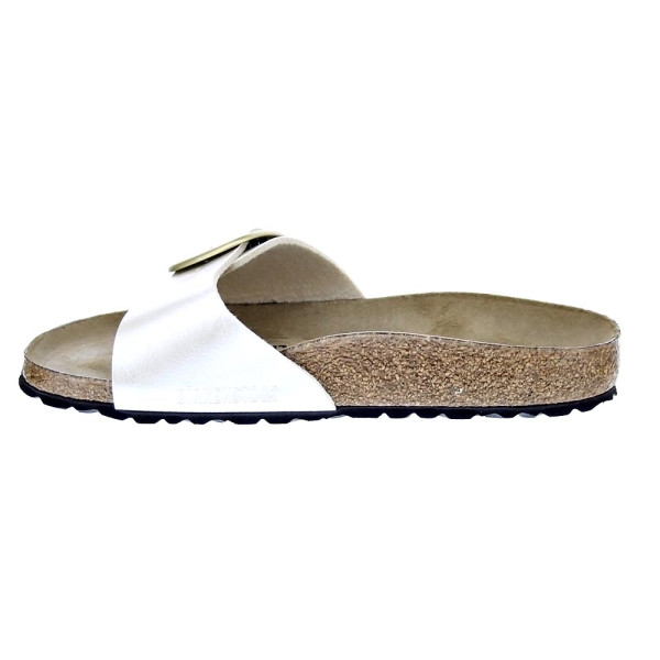 Sandalias Birkenstock zapatos Mujer modelo Madrid Big Buckle Beige 