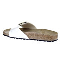 Sandalias Birkenstock zapatos Mujer modelo Madrid Big Buckle Beige 