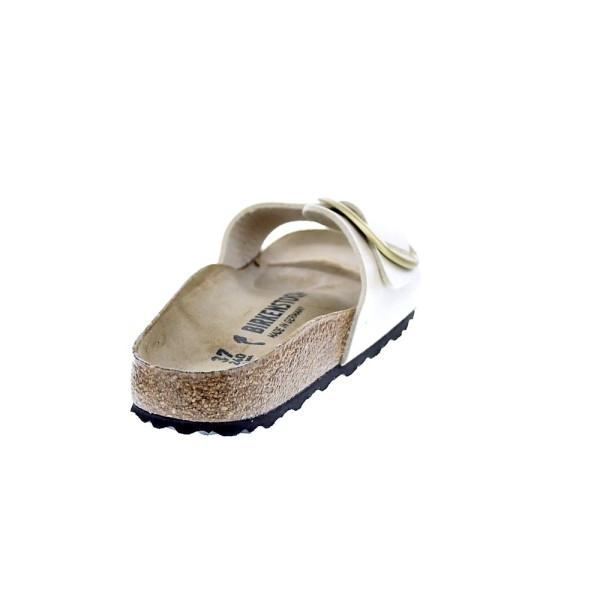 Sandalias Birkenstock zapatos Mujer modelo Madrid Big Buckle Beige 