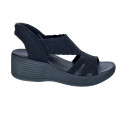 Sandalias Skechers zapatos Mujer modelo Parallel Lite Negro 